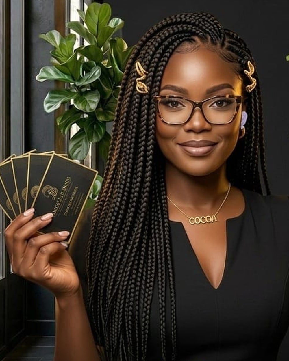Dédé D'Almeida, founder of Jemoel Lux Braids